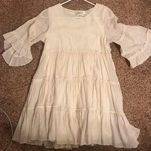 Cute Paisley Vine Creme dress